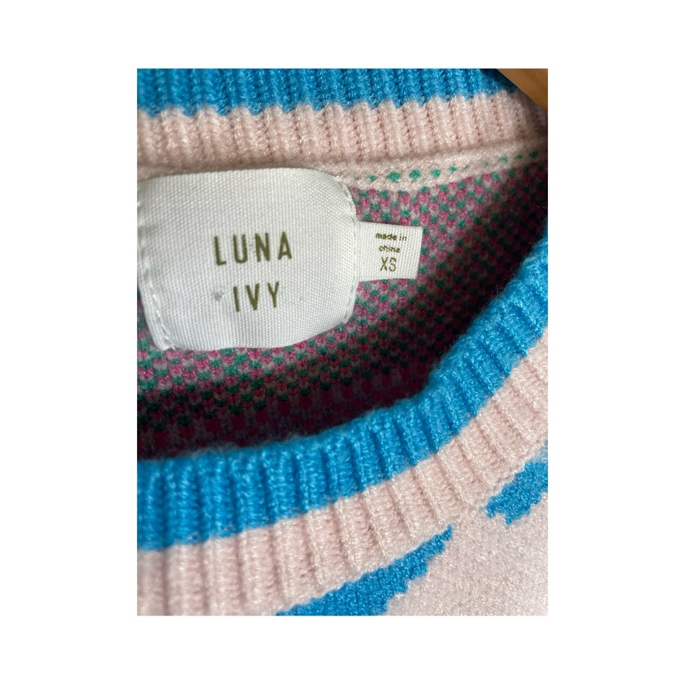 Luna Ivy vintage sweater vest XS 054 - Picture 3 of 4